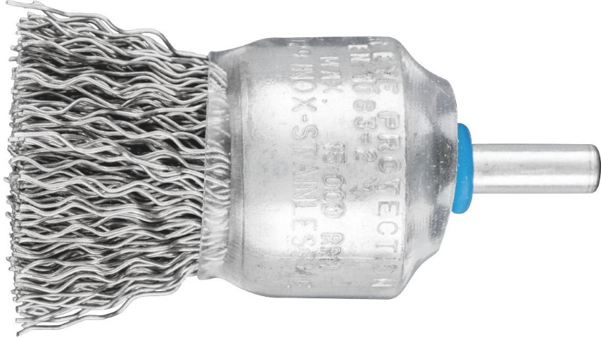 PFERD MOUNTED PENCIL CRIMP S/LESS STEEL WIRE BRUSH 30X29MM 0.50